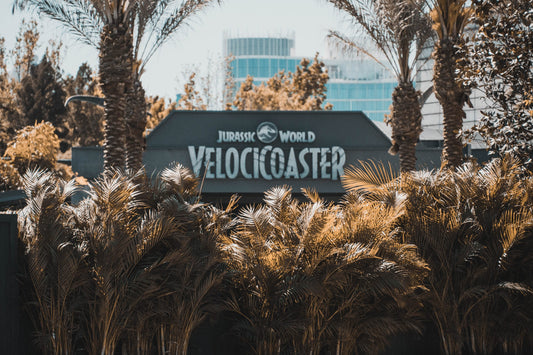 The entrance of VelociCoaster