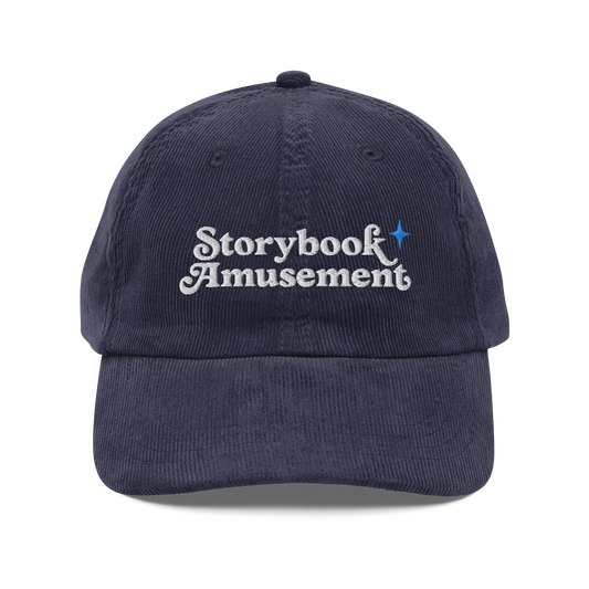 Storybook Amusement Vintage Corduroy Cap