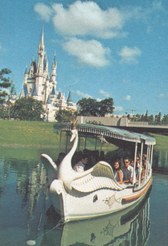 Magic Kingdom Plaza Swan Boats ride